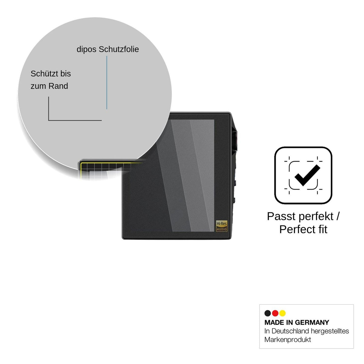 Screen Protector for HIDIZS AP80 Privacy Filter 4-Way Protection dipos