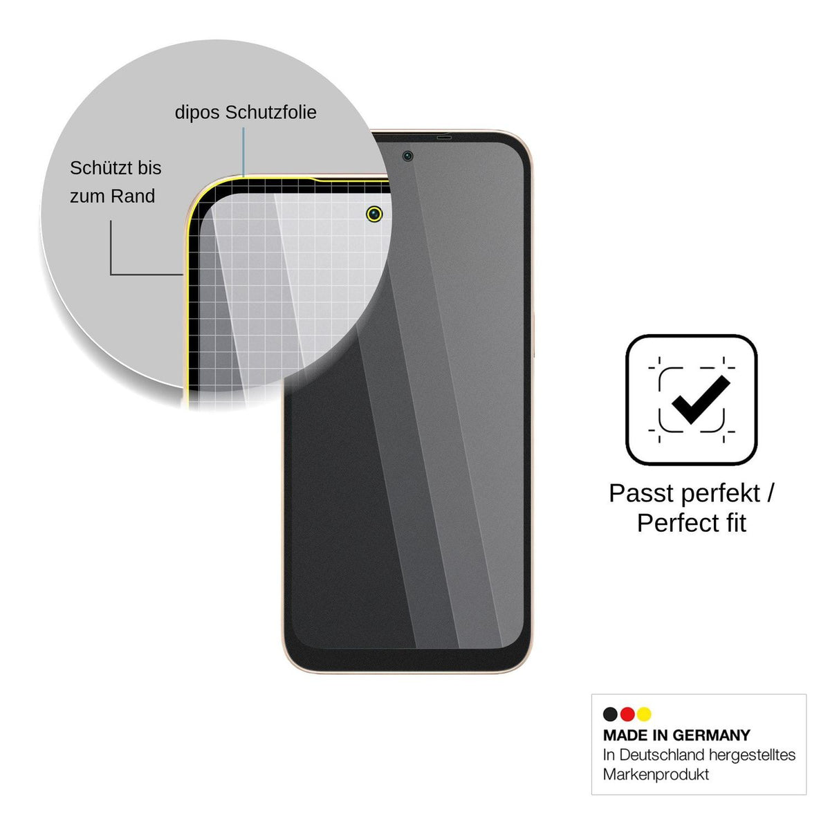 Screen Protector for Honor Play 20C Privacy Filter 4-Way Protection dipos