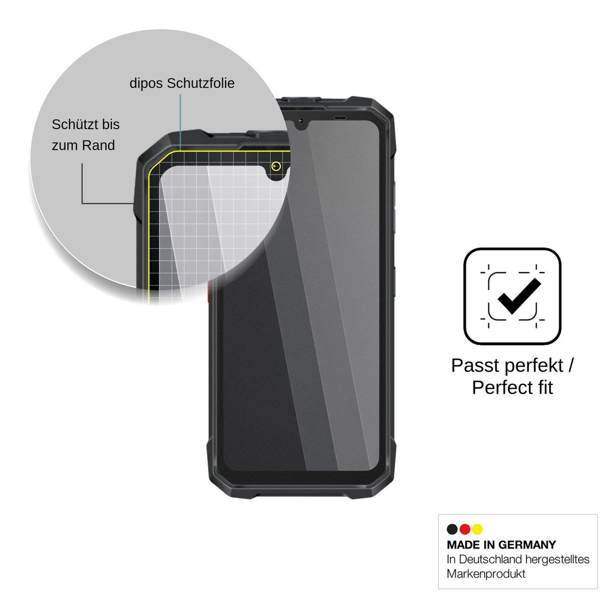 Screen Protector for Hotwav Hyper 8E Privacy Filter 4-Way Protection dipos