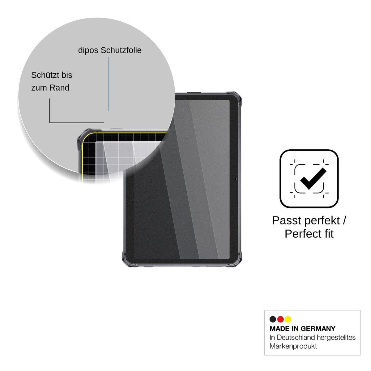 Screen Protector for Hotwav Tab R7 Pro Privacy Filter 4-Way Protection dipos