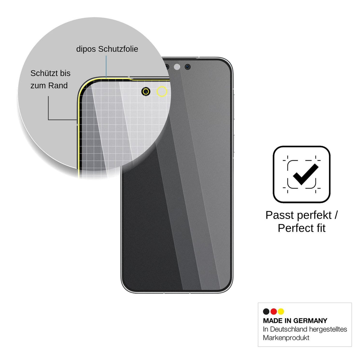 Screen Protector for Huawei Mate 90 RS Ultimate Design Privacy Filter 4-Way Protection dipos