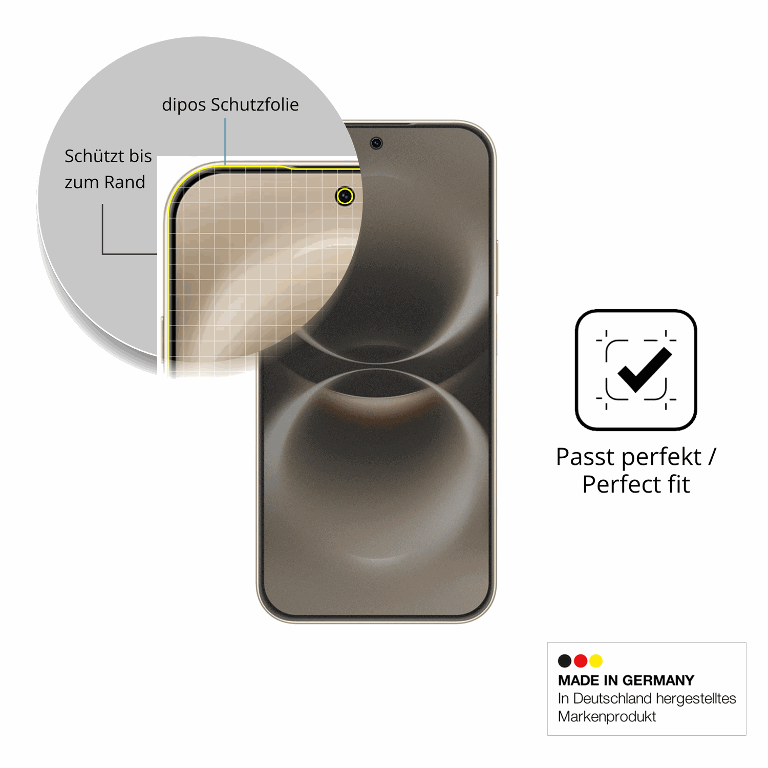 Schutz gegen Kratzer auf dem Huawei Nova 15 Max Glas durch Schlüssel oder Ähnliches