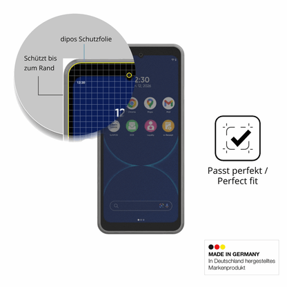 Schutz gegen Kratzer auf dem Ingenico Axium NX8 Glas durch Schlüssel oder Ähnliches