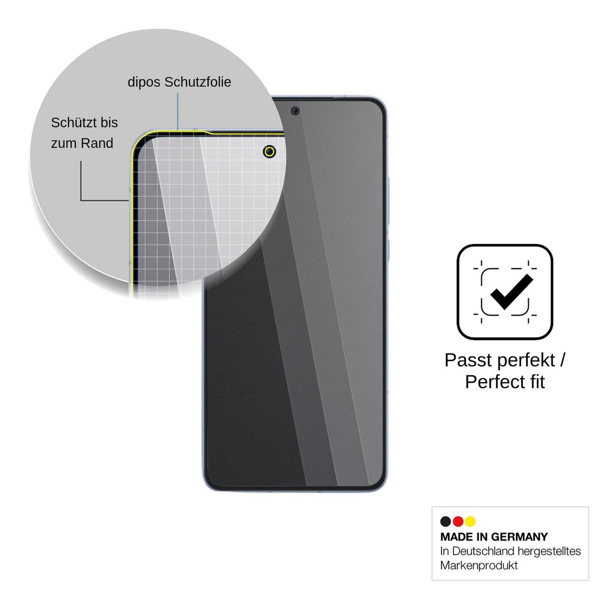 Screen Protector for iQOO Neo 12 Privacy Filter 4-Way Protection dipos
