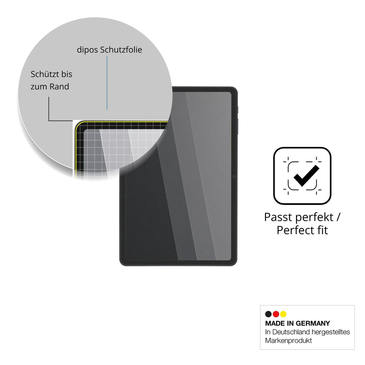 Schutz gegen Kratzer auf dem Itel VPad 2 Glas durch Schlüssel oder Ähnliches