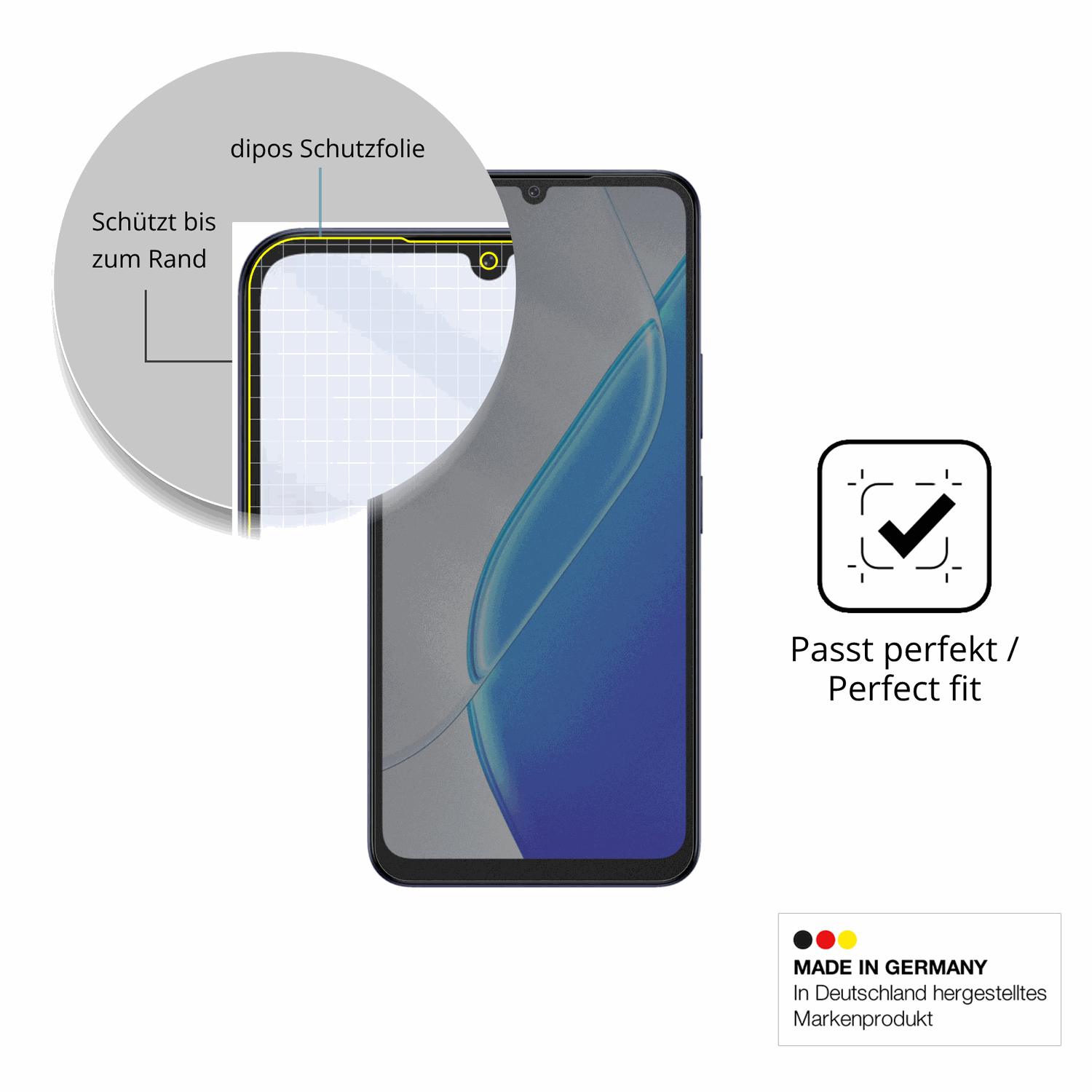 Schutz gegen Kratzer auf dem Itel Zeno 200 Glas durch Schlüssel oder Ähnliches