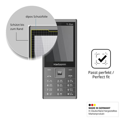 Schutz gegen Kratzer auf dem Karbonn K Stylo Glas durch Schlüssel oder Ähnliches