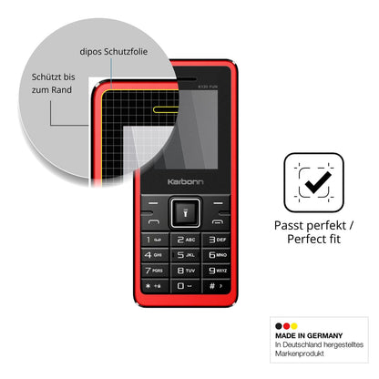 Schutz gegen Kratzer auf dem Karbonn K130 Fun Glas durch Schlüssel oder Ähnliches