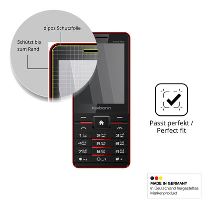 Schutz gegen Kratzer auf dem Karbonn K4000 Plus Glas durch Schlüssel oder Ähnliches