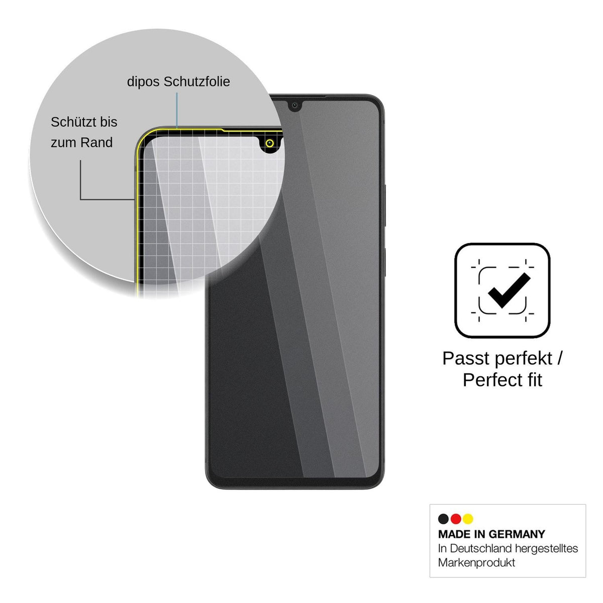 Screen Protector for Lava Bold N4 Pro Privacy Filter 4-Way Protection dipos
