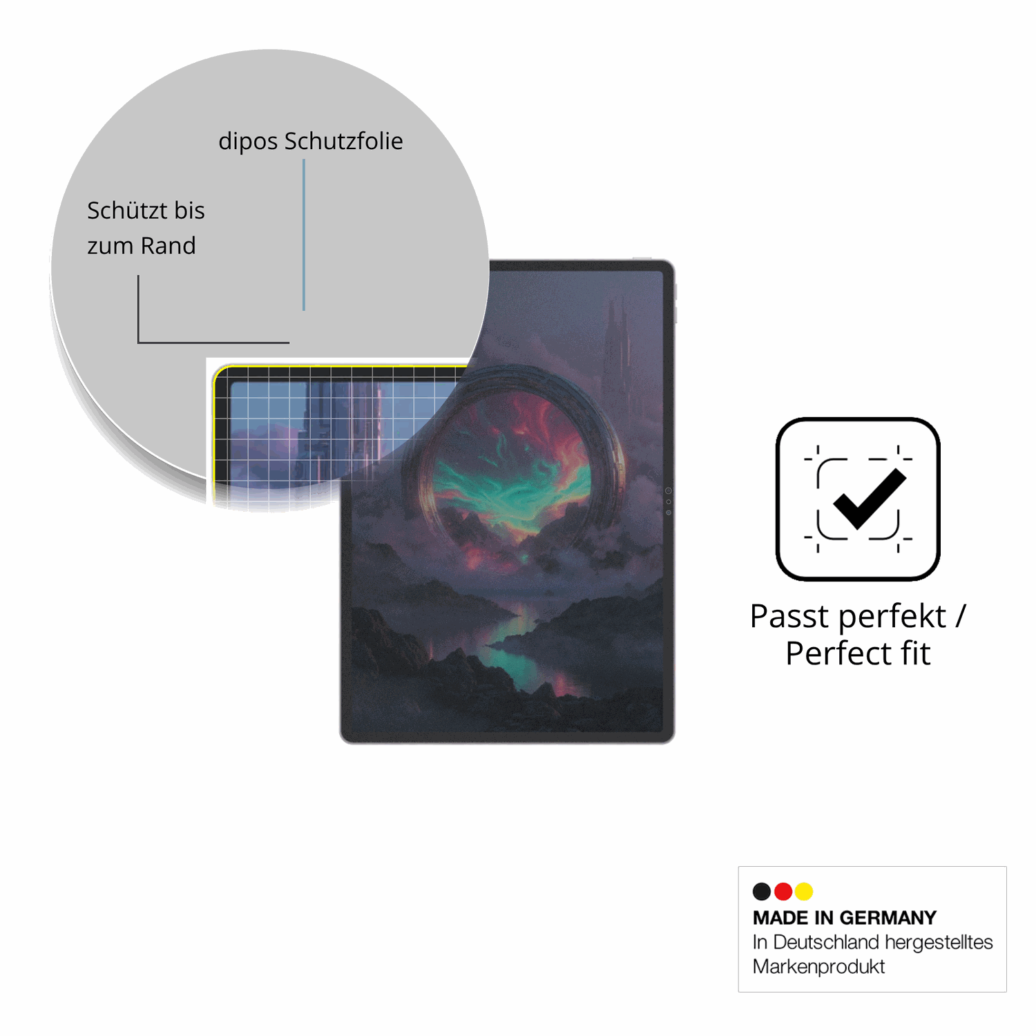 Schutz gegen Kratzer auf dem Lenovo Legion Y900 13 Glas durch Schlüssel oder Ähnliches