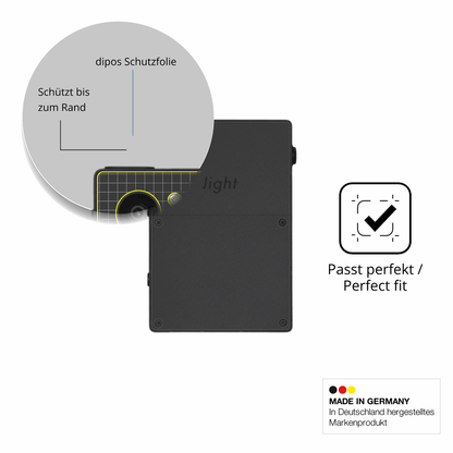 Schutz gegen Kratzer auf dem Light Phone 3 Rückseite Glas durch Schlüssel oder Ähnliches