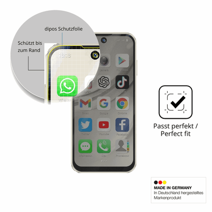 Schutz gegen Kratzer auf dem Longben XS19 Pro Glas durch Schlüssel oder Ähnliches