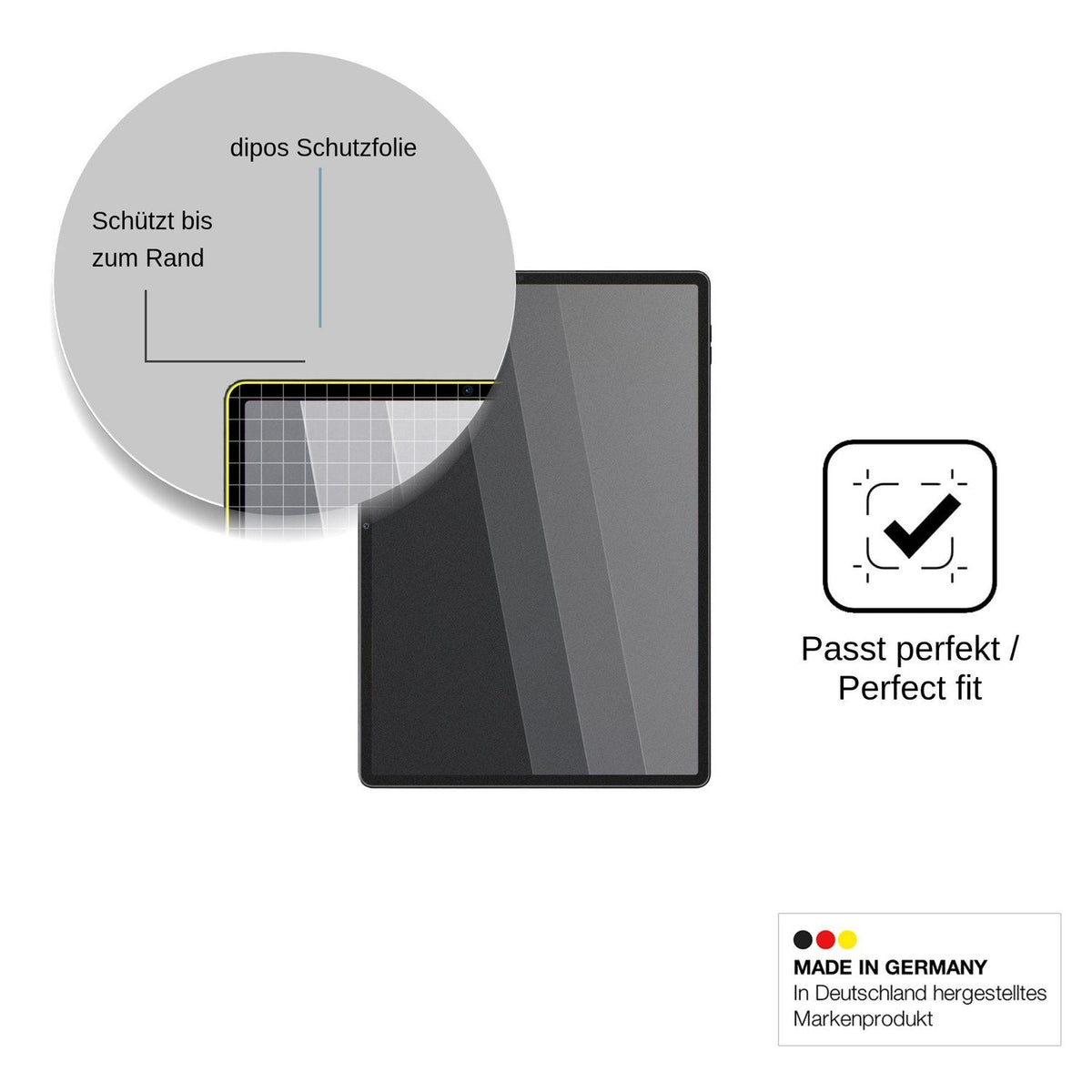 Screen Protector for LPNAWZ Gemini AI Privacy Filter 4-Way Protection dipos