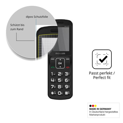 Schutz gegen Kratzer auf dem MaxCom Comfort MM34D 4G Glas durch Schlüssel oder Ähnliches