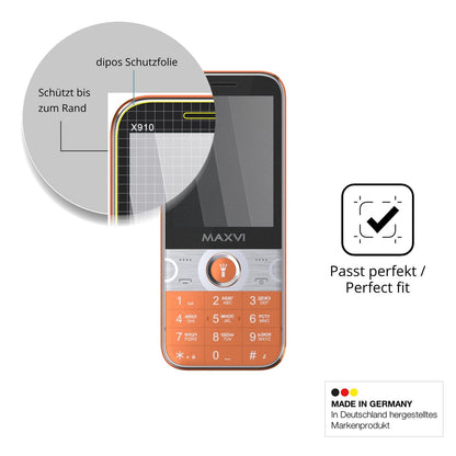 Schutz gegen Kratzer auf dem Maxvi X910 Glas durch Schlüssel oder Ähnliches