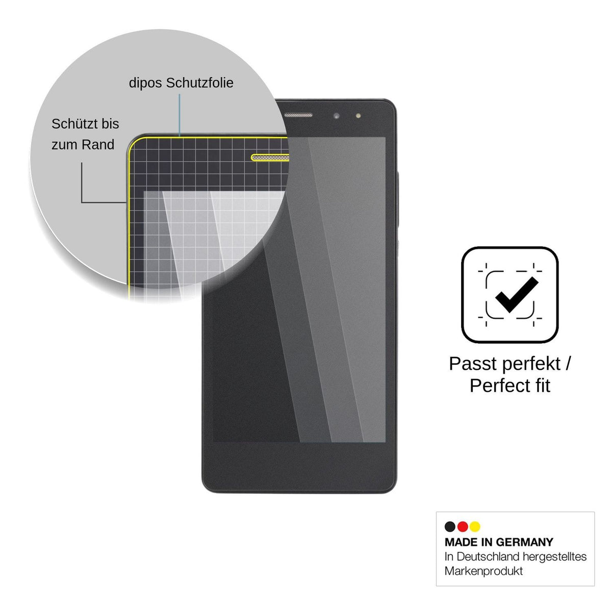 Screen Protector for Nomi i502 Drive Privacy Filter 4-Way Protection dipos