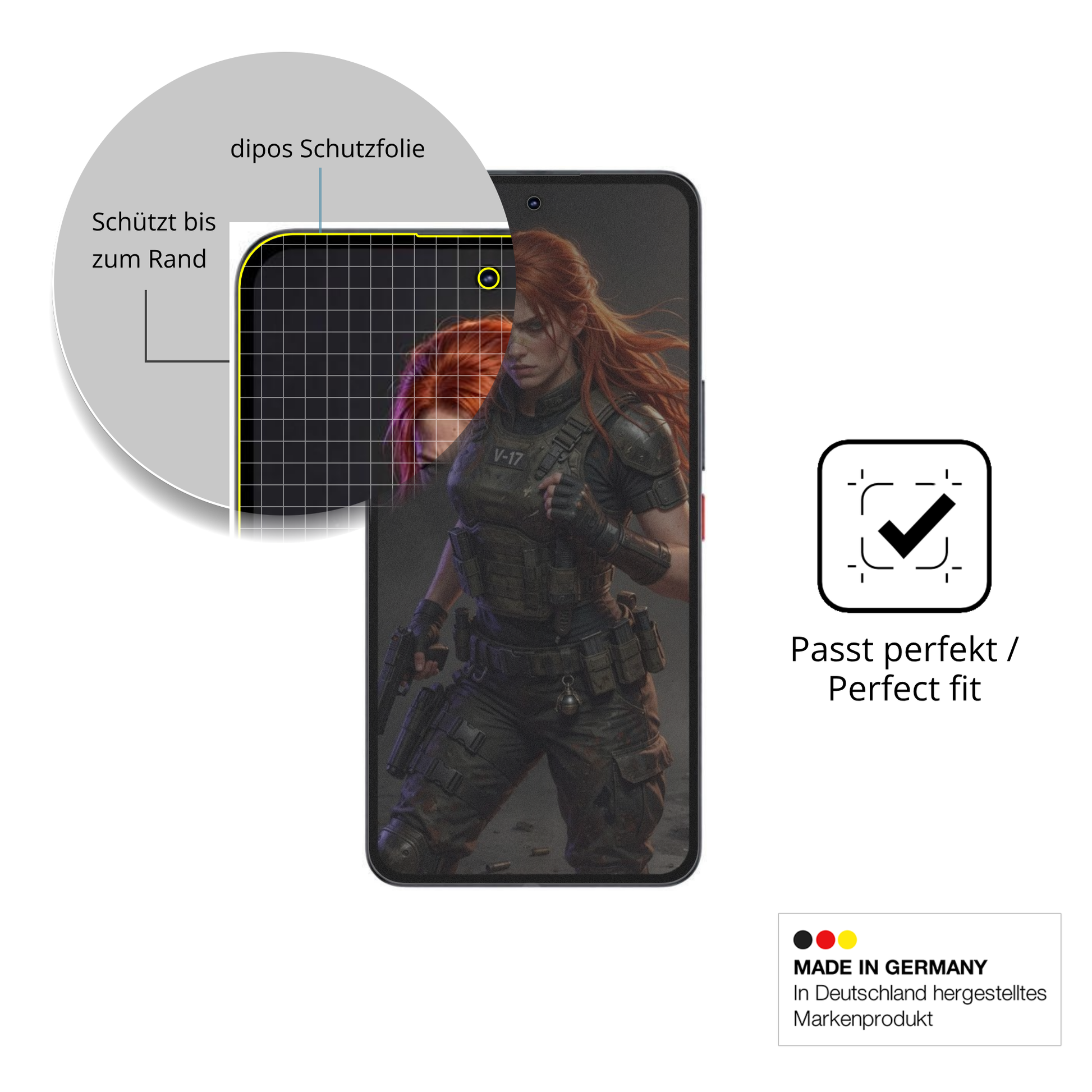 Schutz gegen Kratzer auf dem Nubia Neo 5 Pro Glas durch Schlüssel oder Ähnliches
