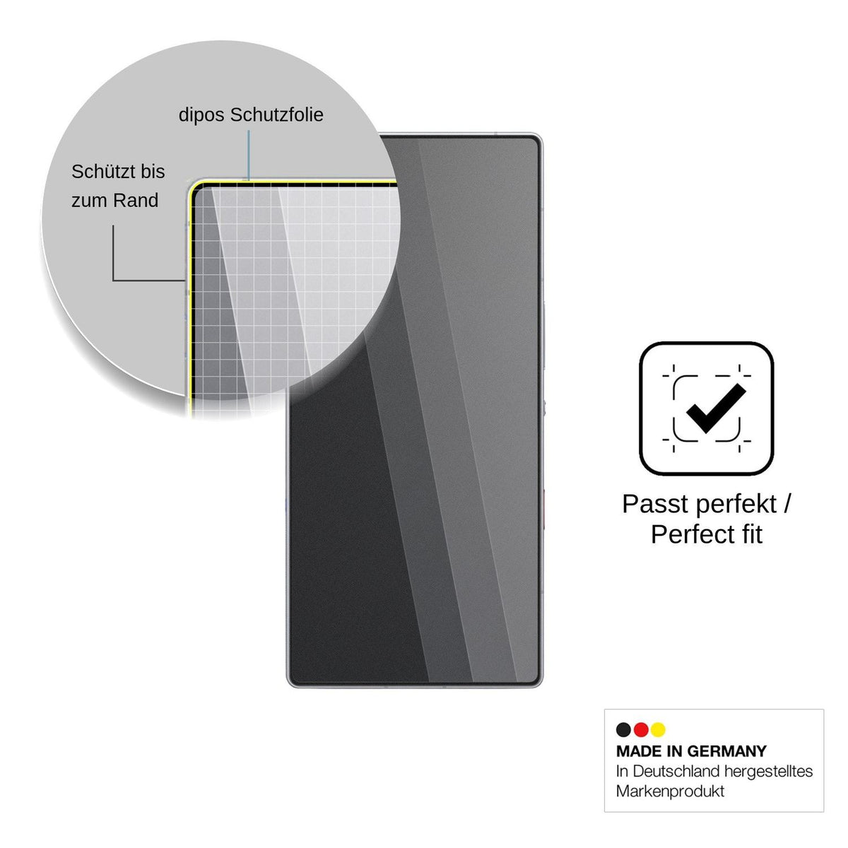 Screen Protector for Nubia Red Magic 12 Pro+ Privacy Filter 4-Way Protection dipos