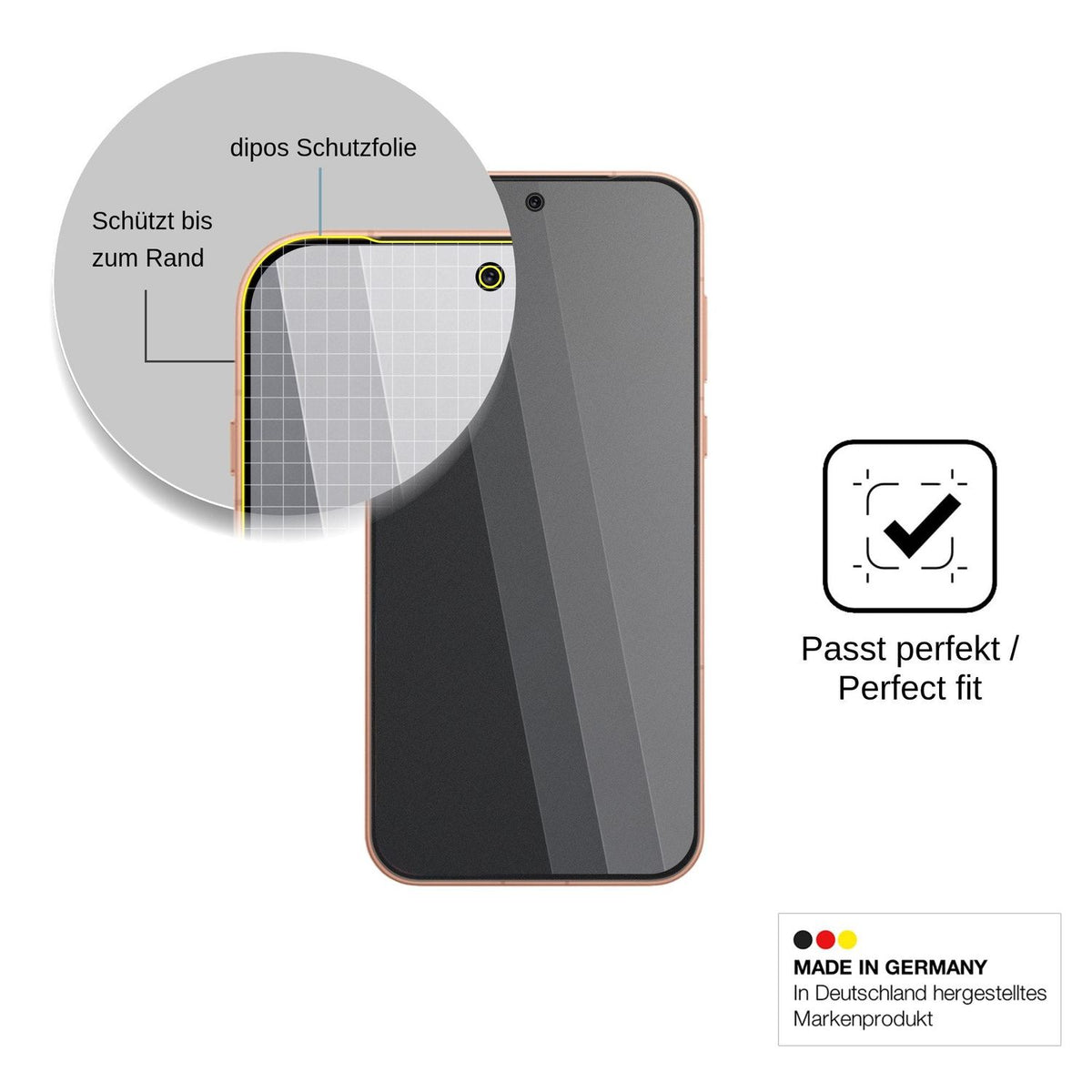 Screen Protector for OnePlus 16 Privacy Filter 4-Way Protection dipos