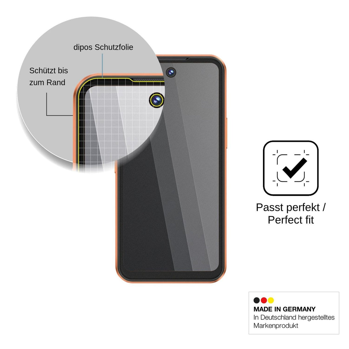 Screen Protector for Oukitel C26 Mini Privacy Filter 4-Way Protection dipos