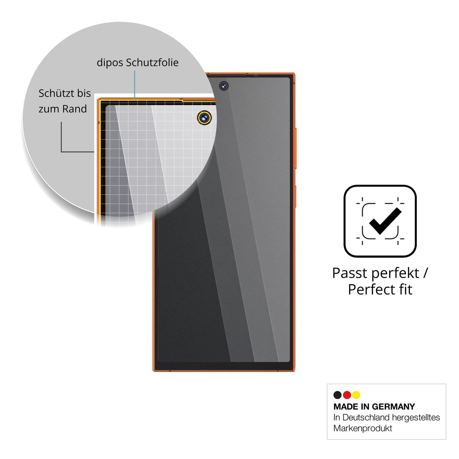 Schutz gegen Kratzer auf dem Oukitel C67 Glas durch Schlüssel oder Ähnliches