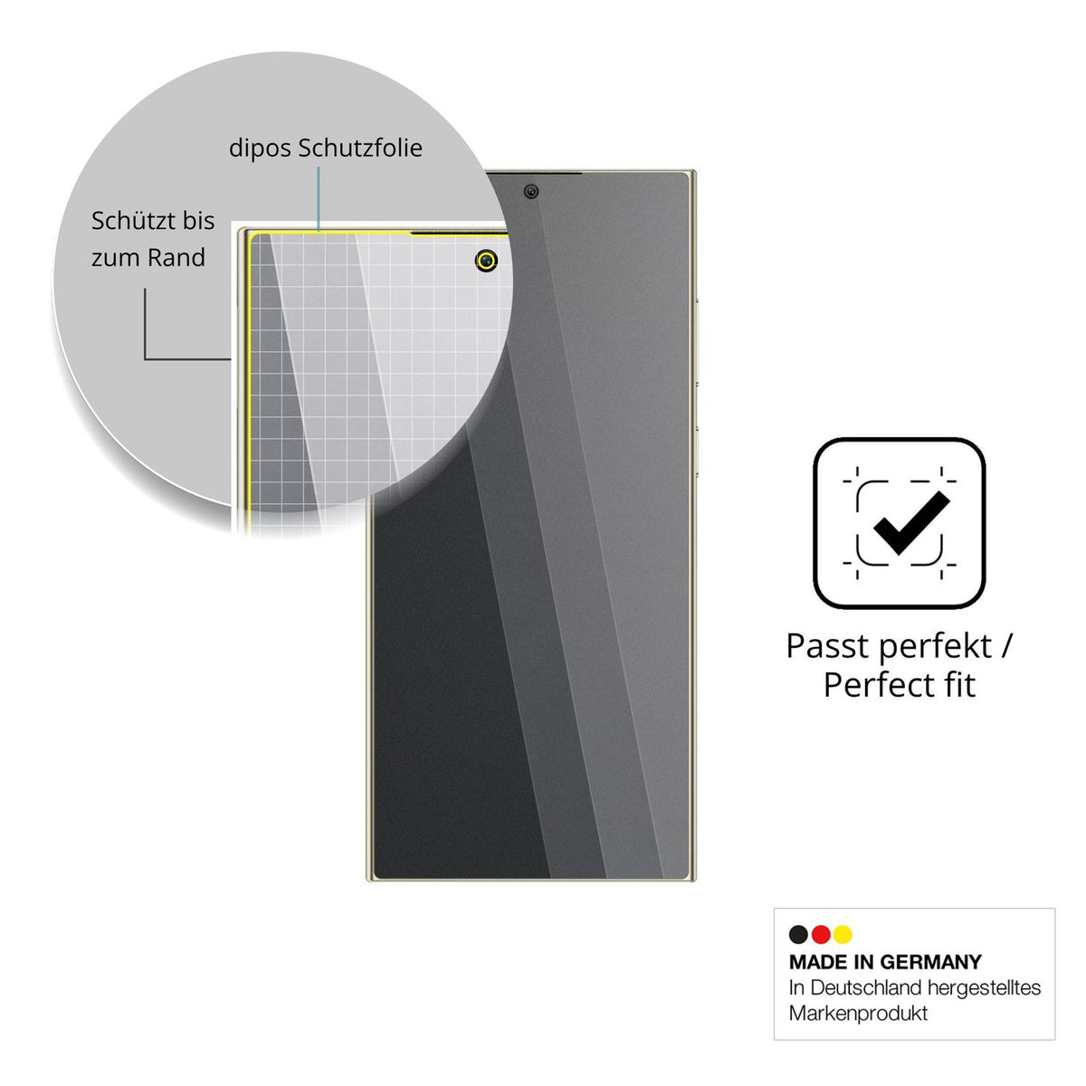Schutz gegen Kratzer auf dem Oukitel C72 Glas durch Schlüssel oder Ähnliches