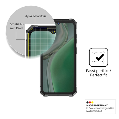 Schutz gegen Kratzer auf dem Oukitel G7 Glas durch Schlüssel oder Ähnliches