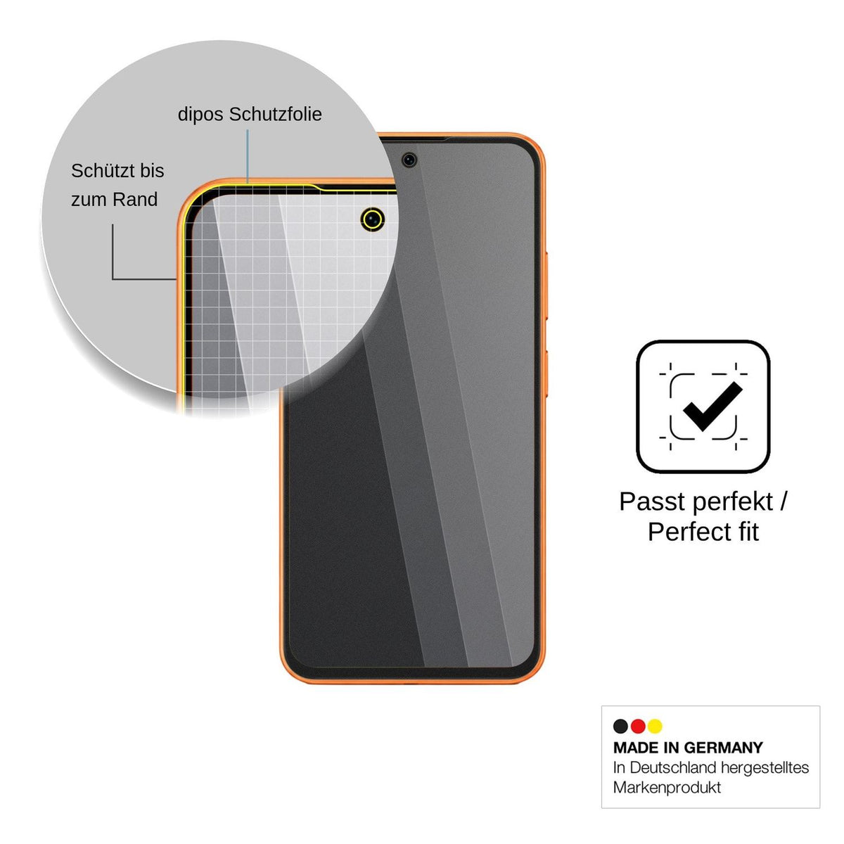 Screen Protector for Oukitel P2 Plus Privacy Filter 4-Way Protection dipos