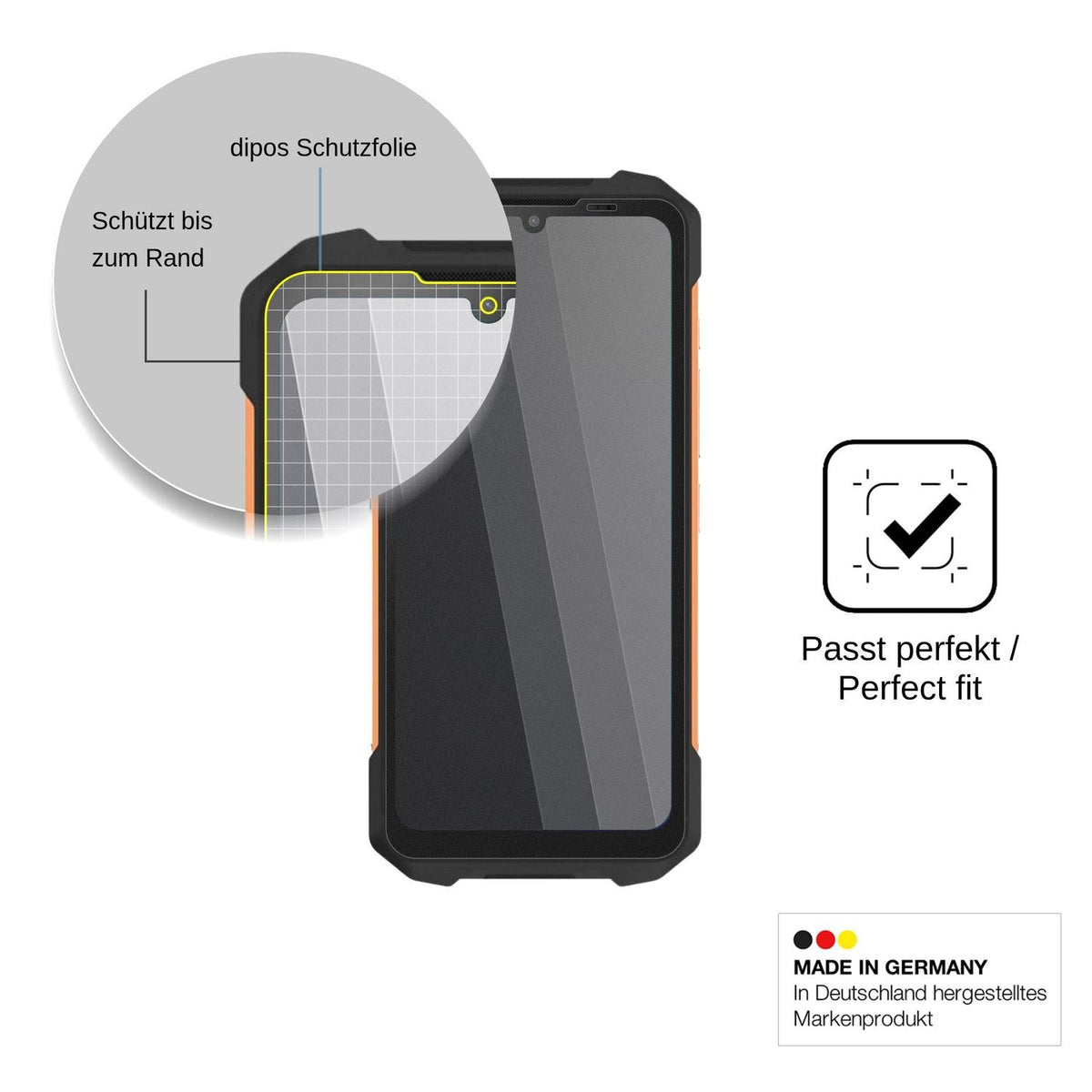 Screen Protector for Philips S8310 Privacy Filter 4-Way Protection dipos