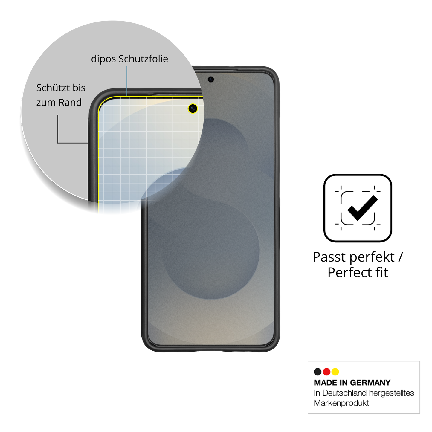 Schutz gegen Kratzer auf dem Samsung Galaxy S26 Case Friendly Glas durch Schl�ssel oder �hnliches