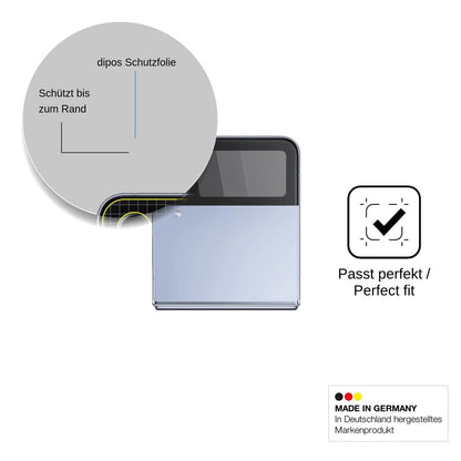 Screen Protector for Samsung Galaxy Z Flip4 5G Outside Privacy Filter 4-Way Protection dipos