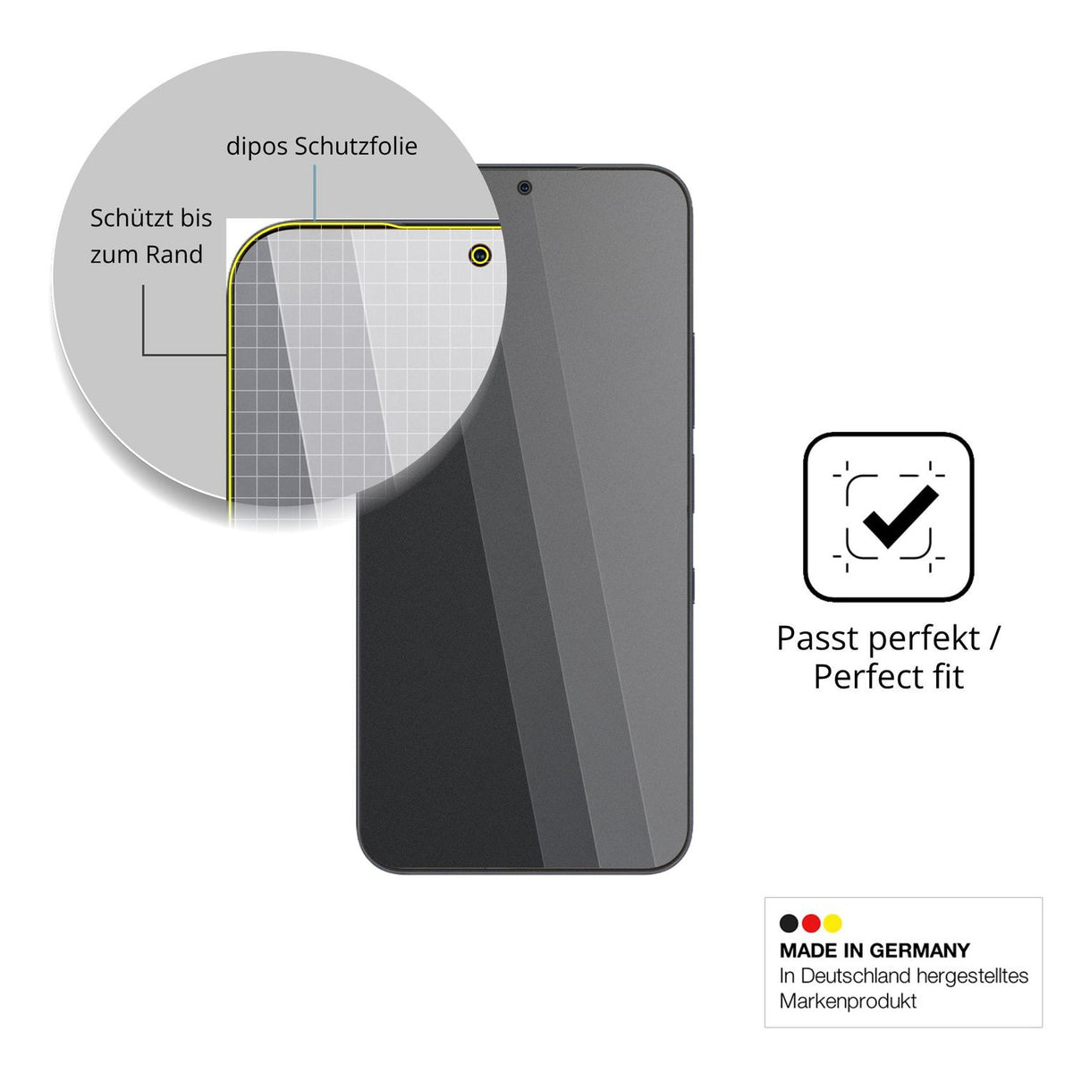 Schutz gegen Kratzer auf dem TCL P80 Ultra Glas durch Schlüssel oder Ähnliches