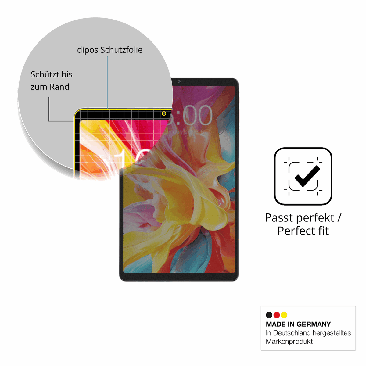 Schutz gegen Kratzer auf dem Teclast T50 Mini Glas durch Schl�ssel oder �hnliches