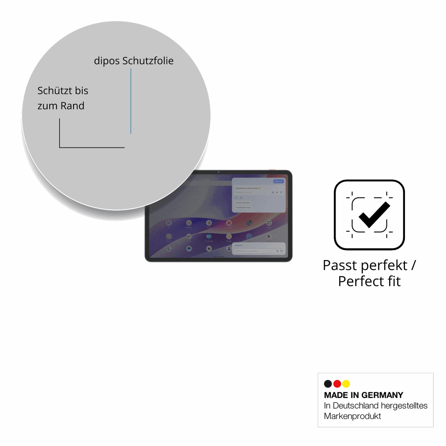 Schutz gegen Kratzer auf dem Tecno MEGAPAD 2 Glas durch Schlüssel oder Ähnliches