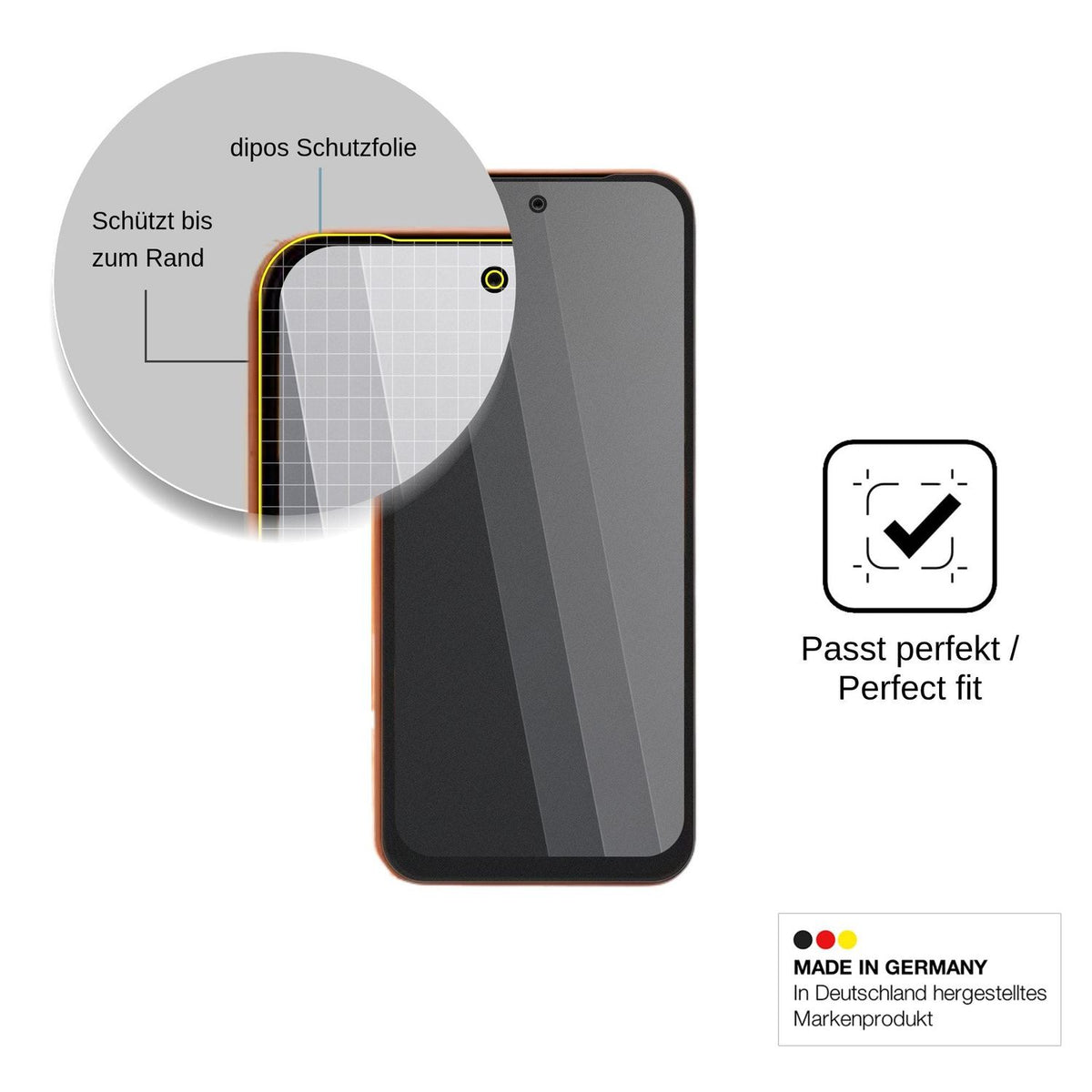 Screen Protector for Tecno Pop 20C Privacy Filter 4-Way Protection dipos