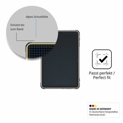 Schutz gegen Kratzer auf dem Ulefone RugKing Pad 2 Pro Glas durch Schl�ssel oder �hnliches
