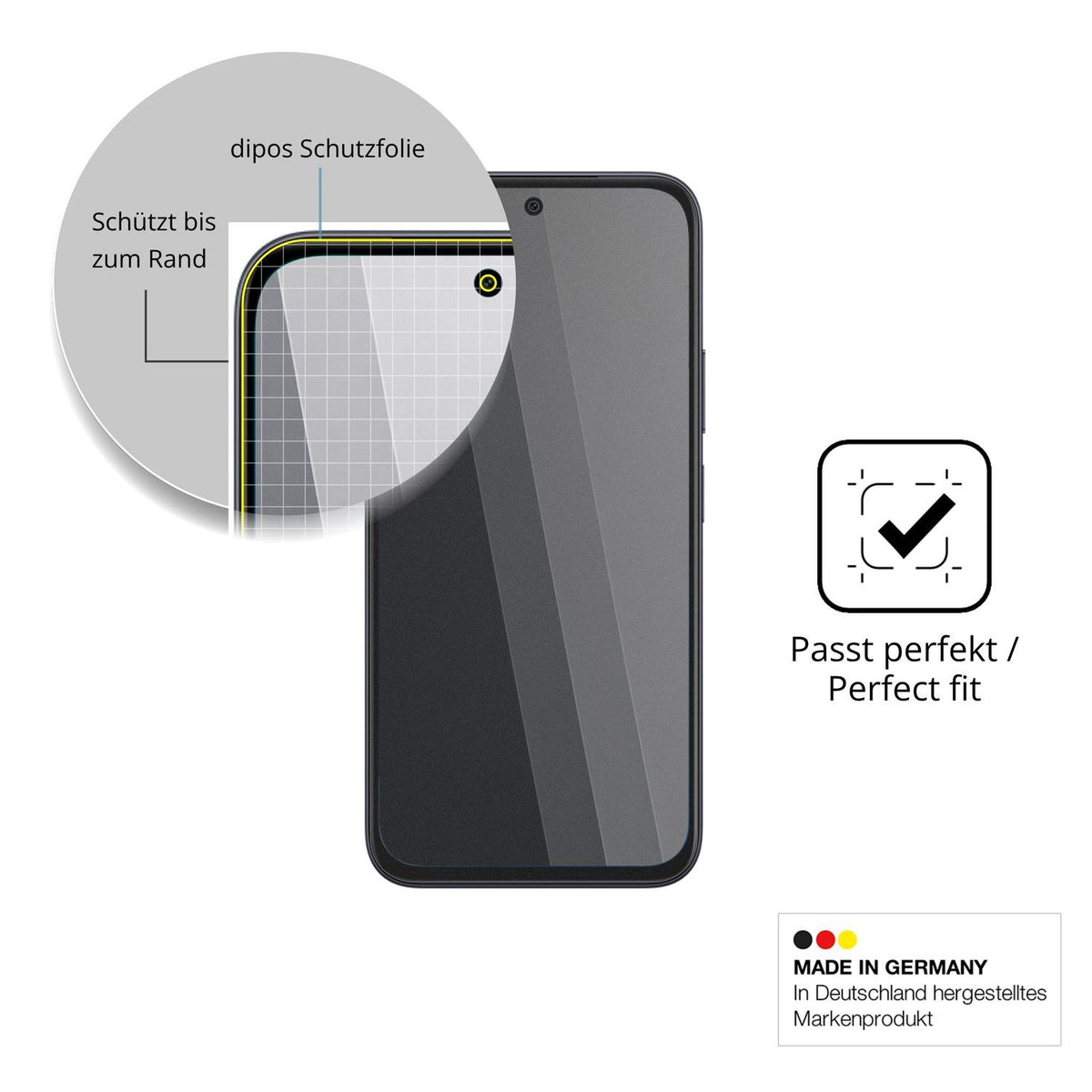 Schutz gegen Kratzer auf dem Vivo G5z Glas durch Schlüssel oder Ähnliches