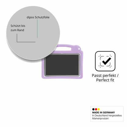 Schutz gegen Kratzer auf dem Wilgoon Kids Tablet 10.1 Glas durch Schlüssel oder Ähnliches