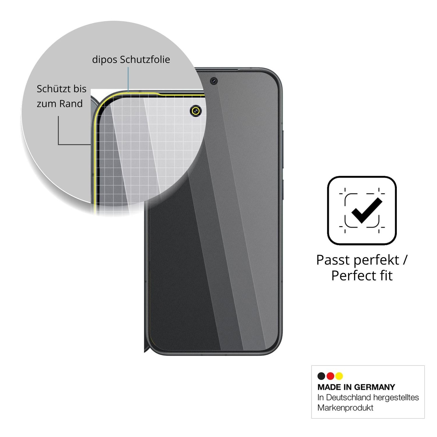 Schutz gegen Kratzer auf dem Xiaomi Poco F8 Pro 5G Glas durch Schlüssel oder Ähnliches