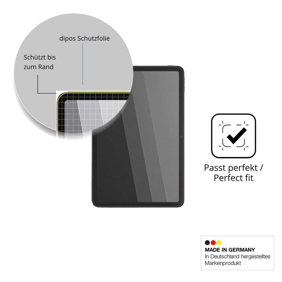 Schutz gegen Kratzer auf dem Xiaomi Redmi Pad 2 Glas durch Schlüssel oder Ähnliches