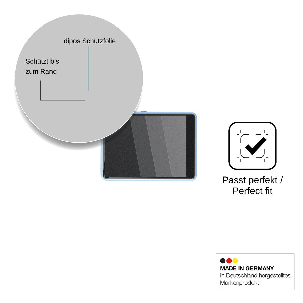Screen Protector for ZAQE M4 Privacy Filter 4-Way Protection dipos