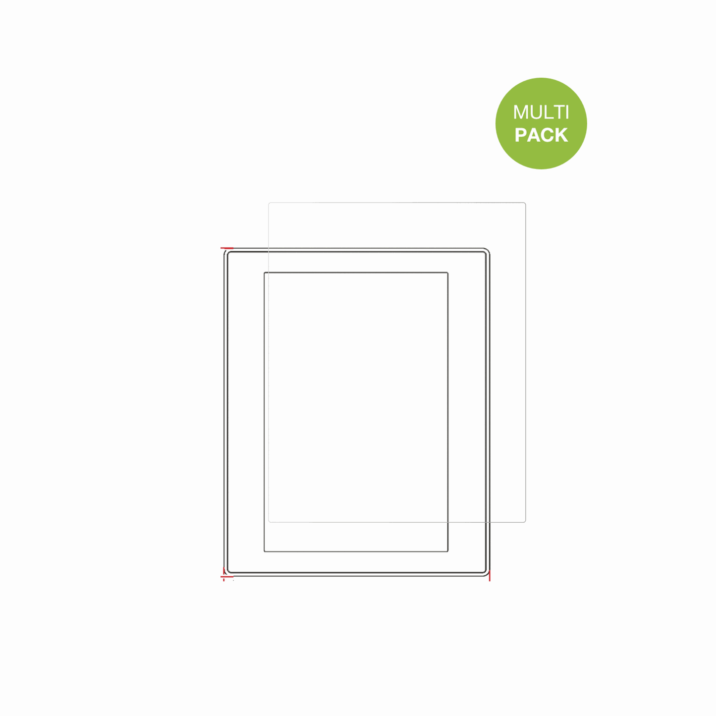 2x Screen Protector for BUCHER automation JetView 1010 Protection Anti Glare 
