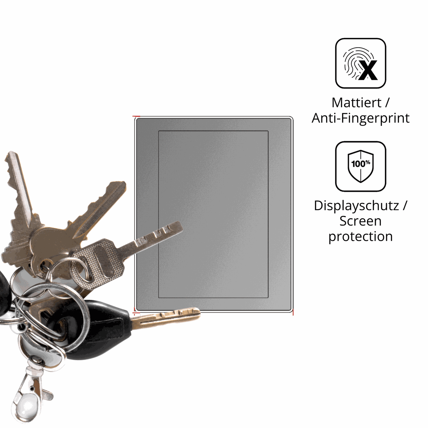Screen Protector for BUCHER automation JetView 1010 Privacy Filter 4-Way 