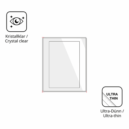 2x Screen Protector for BUCHER automation JetView 1010 Protection Crystal Clear 