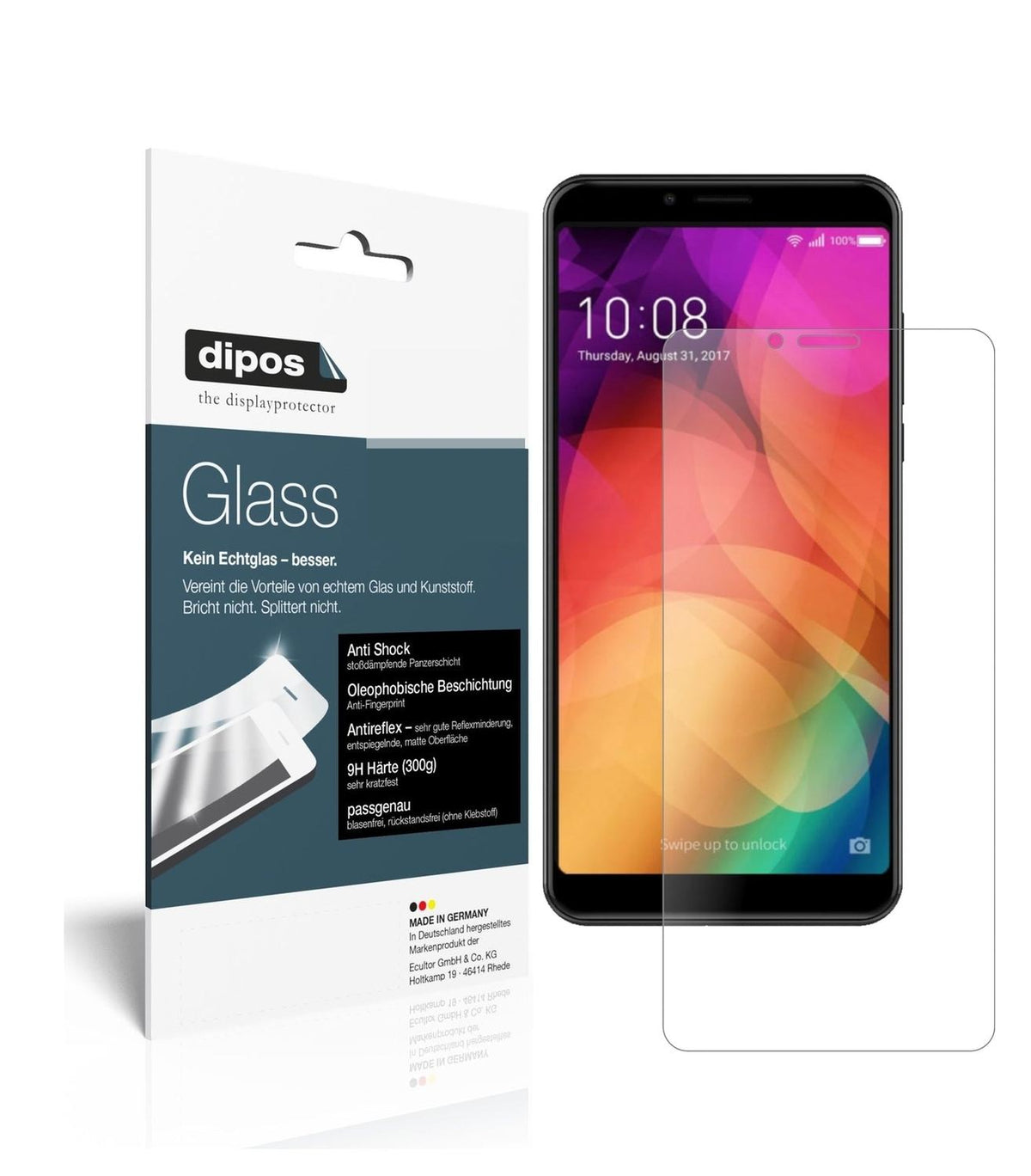 Screen Protector for I Coolpad Note 8 I matte I Flexible Glass I 9H I dipos