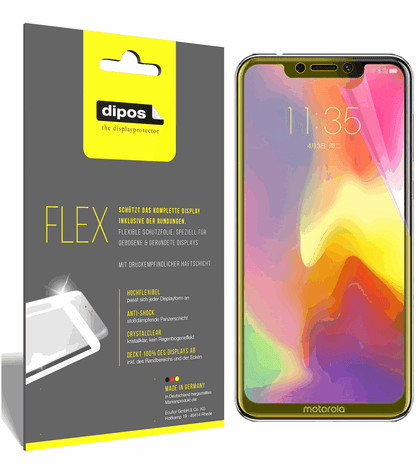 3x Full Cover Screen Protector for Motorola P30 – Covers Curved Edges | dipos