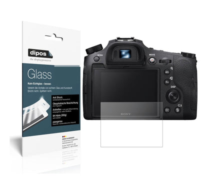 Screen Protector for I Sony DSC-RX10M4 I matte I Flexible Glass I 9H I dipos