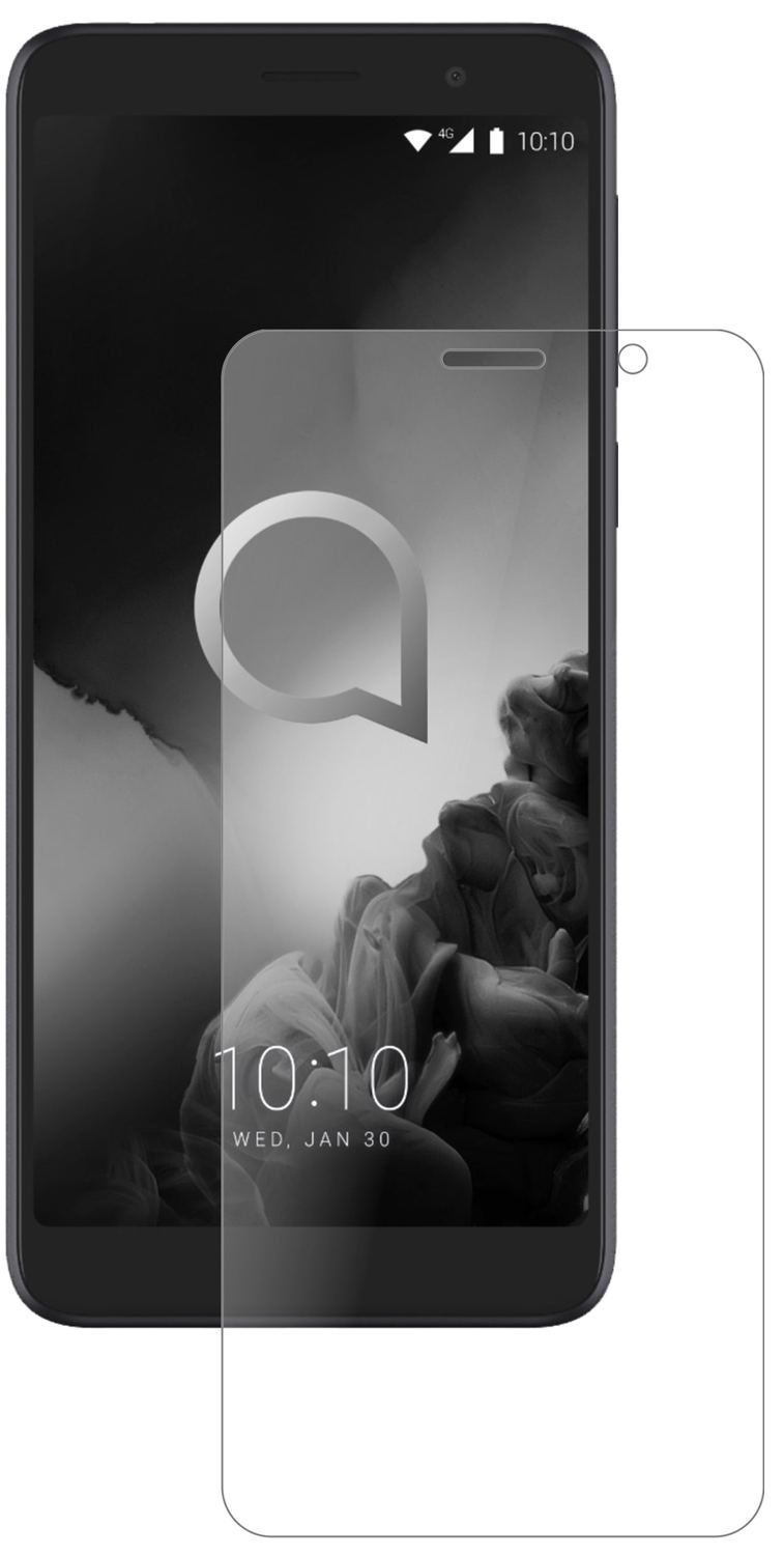 2x Screen Protector for Alcatel 1X (2019) matte Flexible Glass 9H dipos