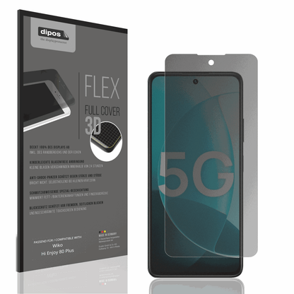 Full Cover Privacy Film for Wiko Hi Enjoy 80 Plus Screen Protector Anti-Shock